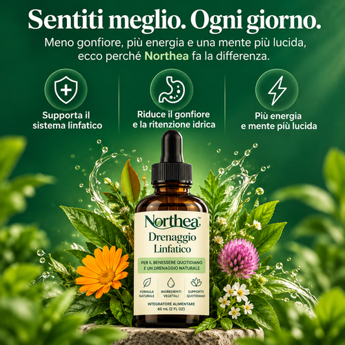 Northea™ – Gocce per il supporto linfatico Northea